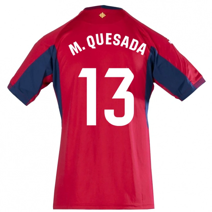 Danxen Heren Montserrat Quesada Carrasco #13 Koninklijk Blauw Rood Keepersshirt 2025/26 T-Shirt