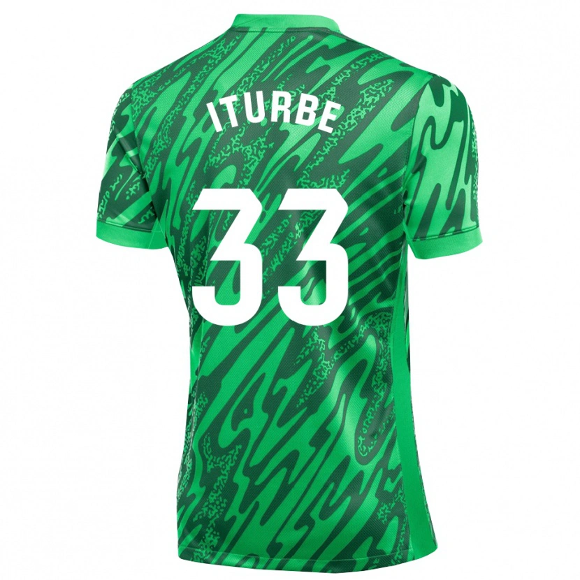Danxen Heren Alejandro Iturbe #33 Donkergroen Wit Keepersshirt 2025/26 T-Shirt