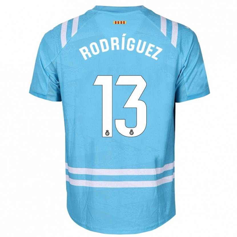 Danxen Heren Joel Rodríguez #13 Lichtblauw Wit Keepersshirt 2025/26 T-Shirt