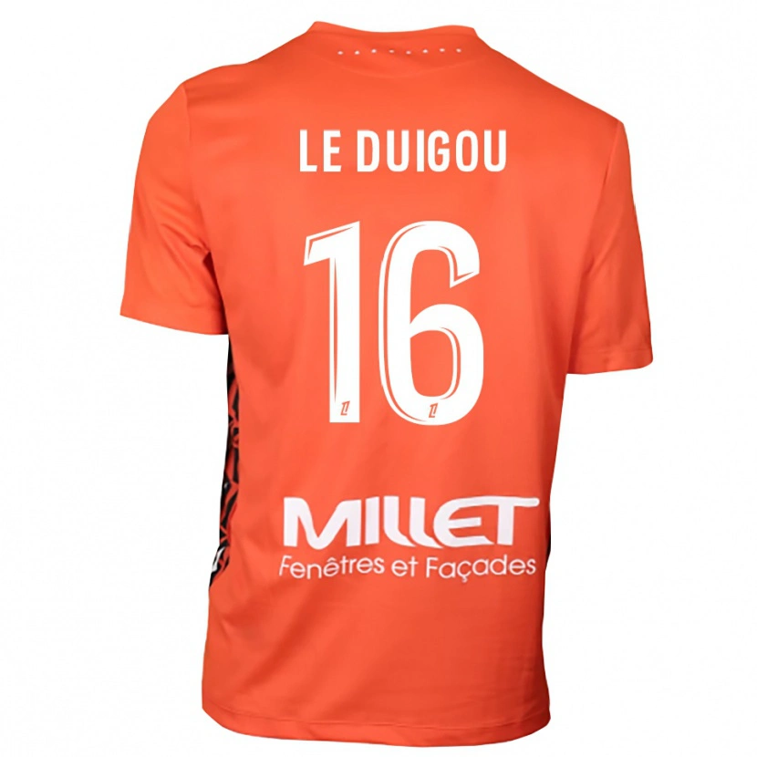 Danxen Heren Daniel Le Duigou #16 Oranje Wit Keepersshirt 2025/26 T-Shirt