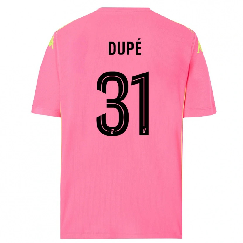 Danxen Heren Maxime Dupé #31 Hot Pink Zwart Keepersshirt 2025/26 T-Shirt