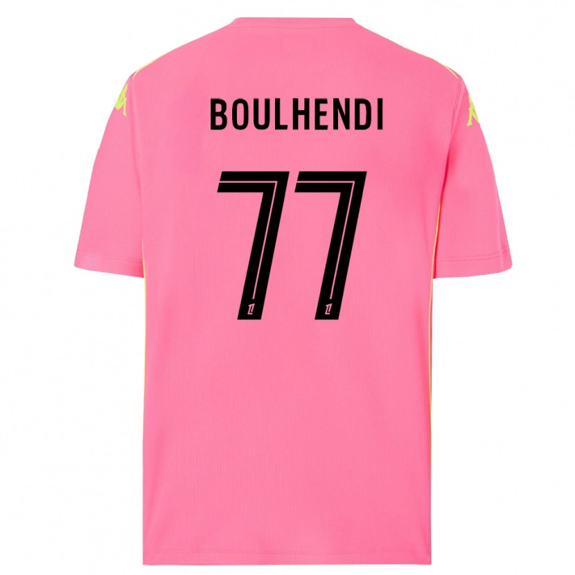 Danxen Heren Teddy Boulhendi #77 Hot Pink Zwart Keepersshirt 2025/26 T-Shirt