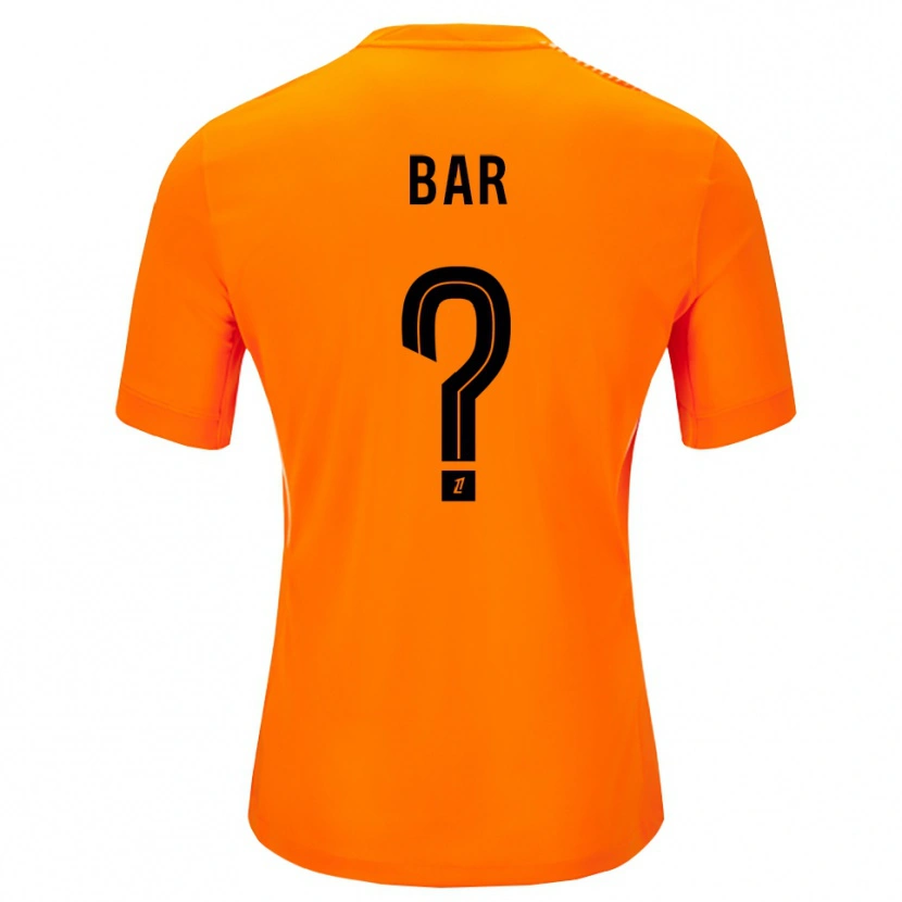 Danxen Heren Arthur Bar #0 Oranje Zwart Keepersshirt 2025/26 T-Shirt