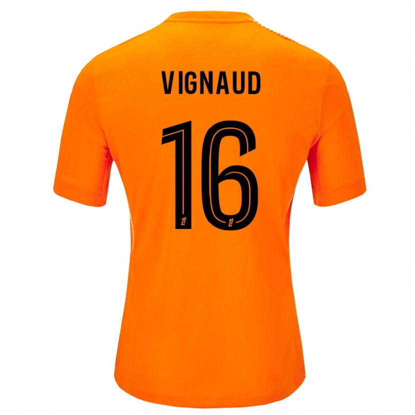 Danxen Heren Arthur Vignaud #16 Oranje Zwart Keepersshirt 2025/26 T-Shirt