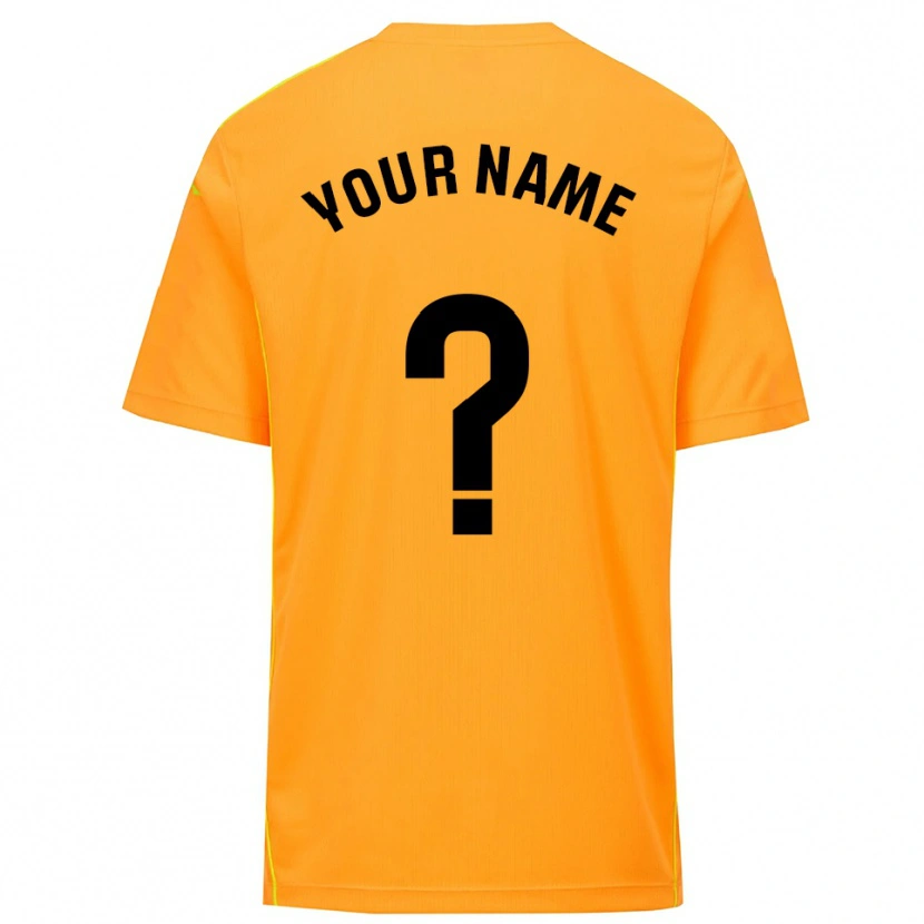Danxen Heren Real Valladolid Oranje Zwart Keepersshirt 2025/26 T-Shirt