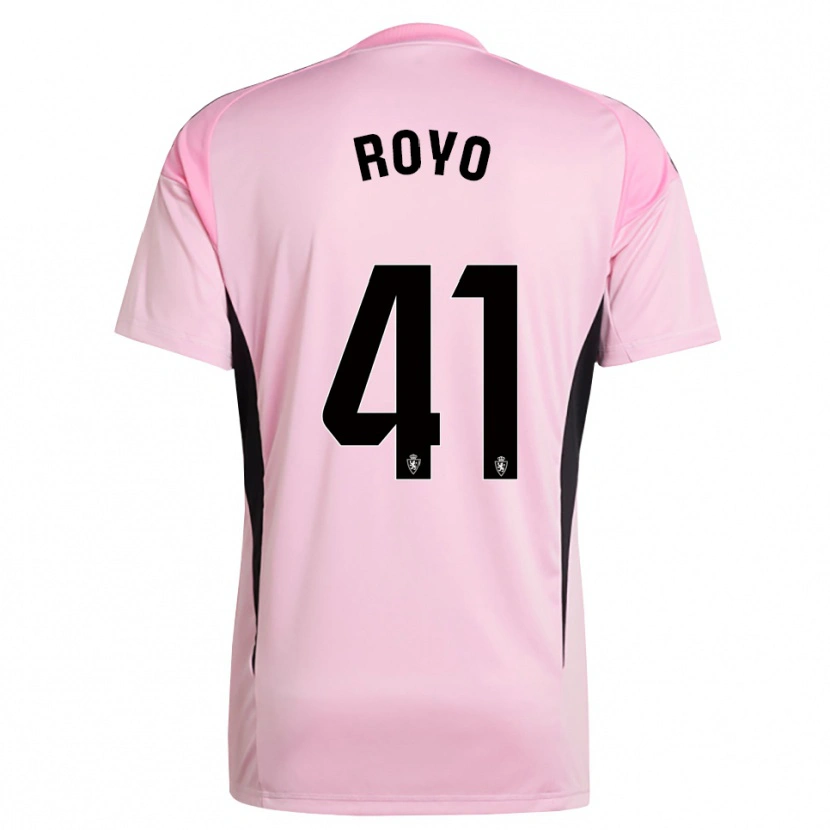 Danxen Heren Eduardo Royo #41 Licht Roze Zwart Keepersshirt 2025/26 T-Shirt