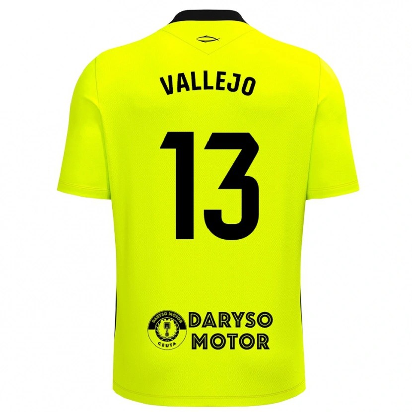 Danxen Heren Guillermo Vallejo #13 Geel Groen Zwart Keepersshirt 2025/26 T-Shirt