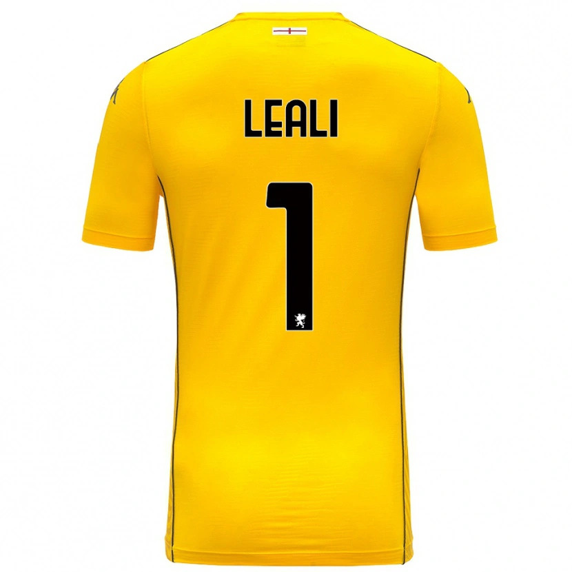 Danxen Heren Nicola Leali #1 Donker Geel Zwart Keepersshirt 2025/26 T-Shirt