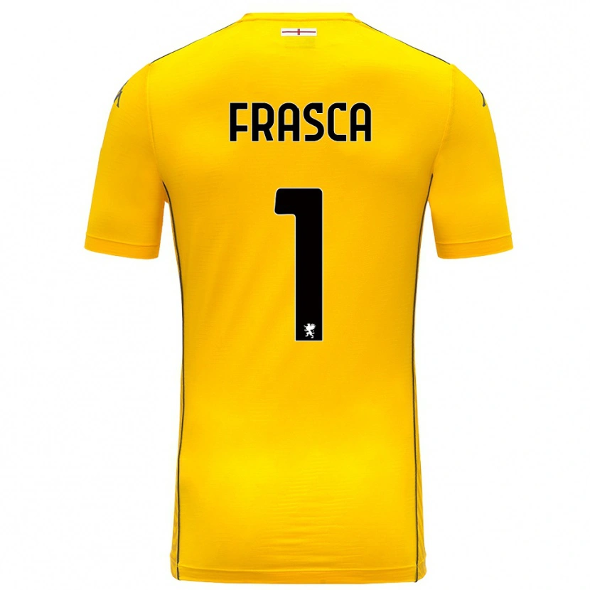 Danxen Heren Andrea Frasca #1 Donker Geel Zwart Keepersshirt 2025/26 T-Shirt