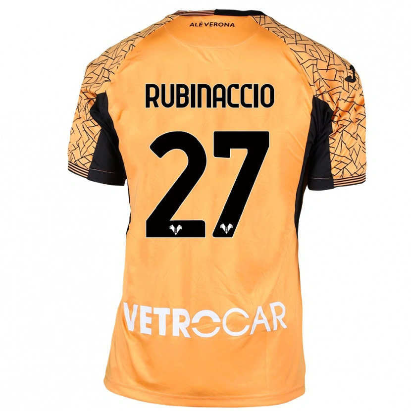 Danxen Heren Nikol Rubinaccio #27 Oranje Zwart Wit Keepersshirt 2025/26 T-Shirt