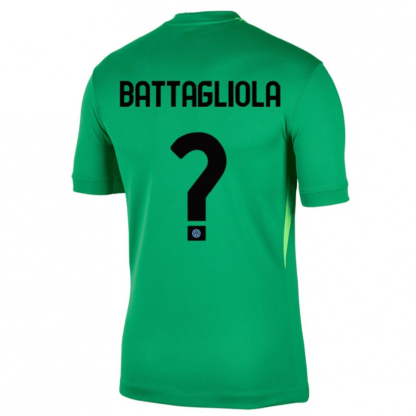 Danxen Heren Lorenzo Battagliola #0 Licht Groen Zwart Keepersshirt 2025/26 T-Shirt