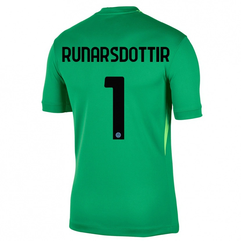 Danxen Heren Cecilía Rán Rúnarsdóttir #1 Licht Groen Zwart Keepersshirt 2025/26 T-Shirt