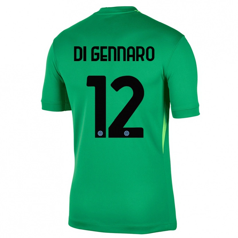 Danxen Heren Raffaele Di Gennaro #12 Licht Groen Zwart Keepersshirt 2025/26 T-Shirt