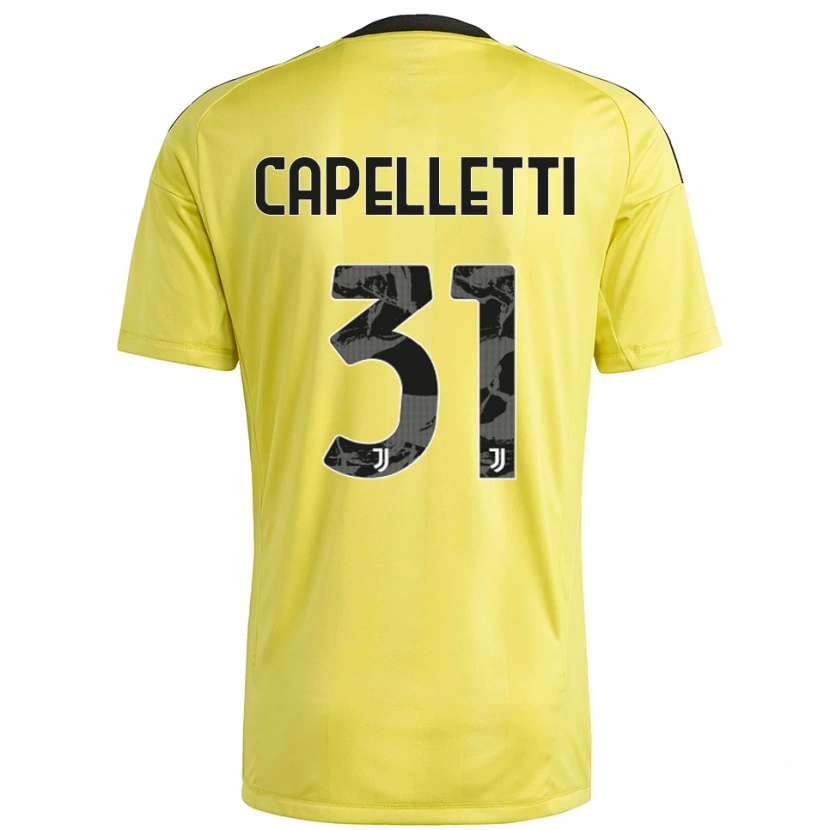 Danxen Heren Alessia Capelletti #31 Geel Wit Keepersshirt 2025/26 T-Shirt