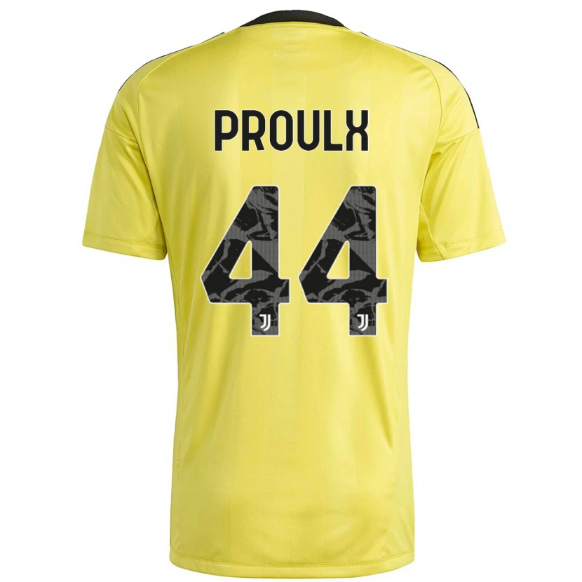 Danxen Heren Lysianne Proulx #44 Geel Wit Keepersshirt 2025/26 T-Shirt