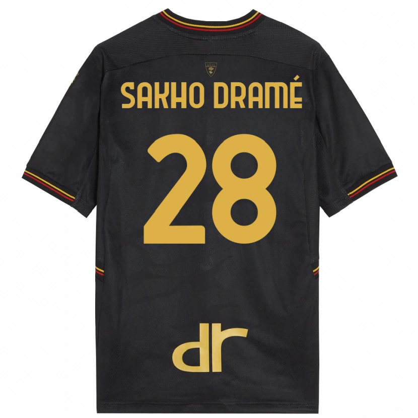 Danxen Heren Samba Sakho Dramé #28 Zwart Bruin Keepersshirt 2025/26 T-Shirt