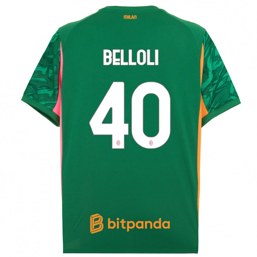 Danxen Heren Sofia Belloli #40 Groen Oranje Roze Keepersshirt 2025/26 T-Shirt