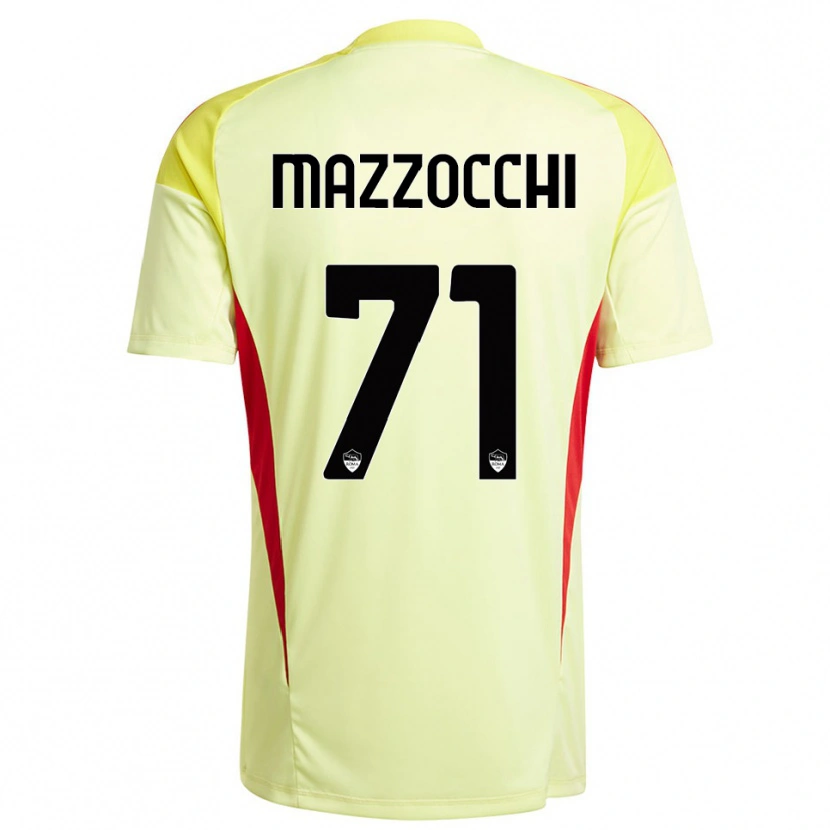 Danxen Heren Giulia Mazzocchi #71 Licht Geel Oranje Keepersshirt 2025/26 T-Shirt