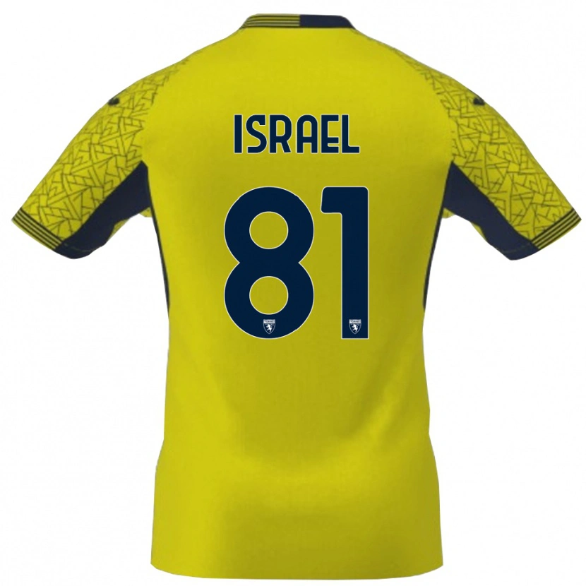 Danxen Heren Franco Israel #81 Geel Zwart Keepersshirt 2025/26 T-Shirt