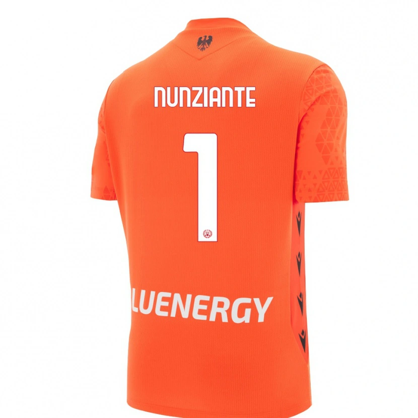 Danxen Heren Alessandro Nunziante #1 Oranje Rood Zwart Keepersshirt 2025/26 T-Shirt
