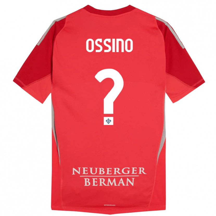 Danxen Heren Daniel Ossino #0 Rood Grijs Keepersshirt 2025/26 T-Shirt