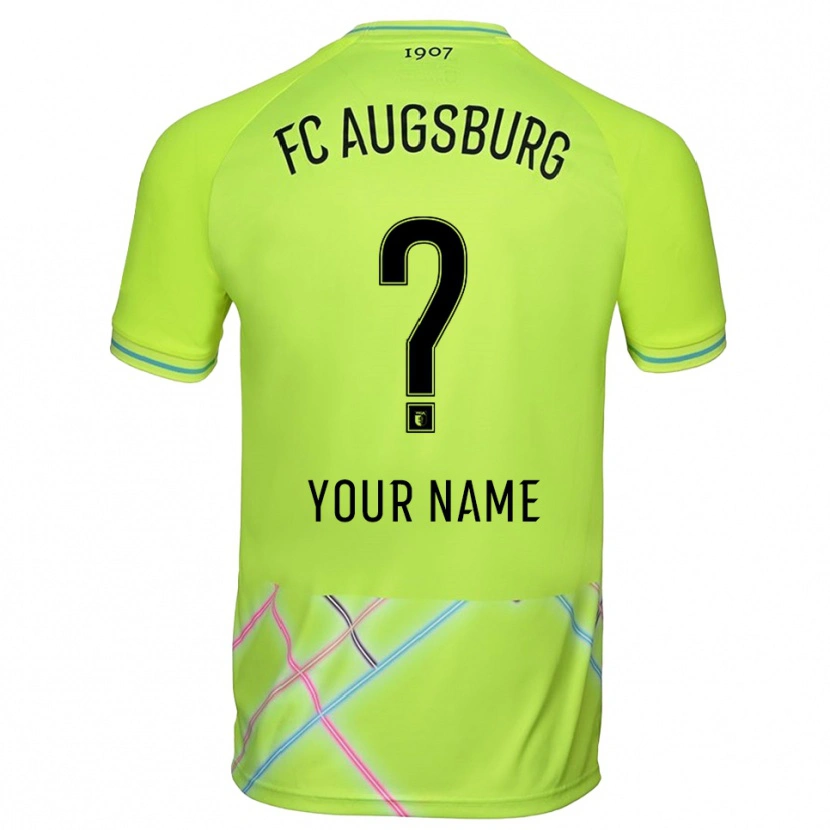 Danxen Heren FC Augsburg Groen Geel Zwart Keepersshirt 2025/26 T-Shirt