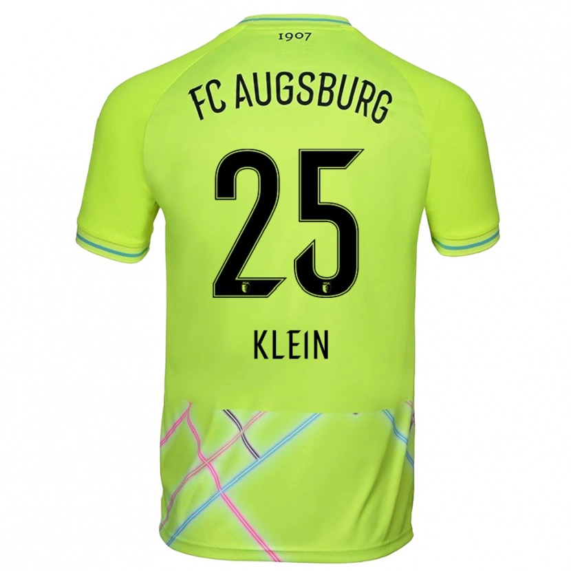 Danxen Heren Daniel Klein #25 Groen Geel Zwart Keepersshirt 2025/26 T-Shirt