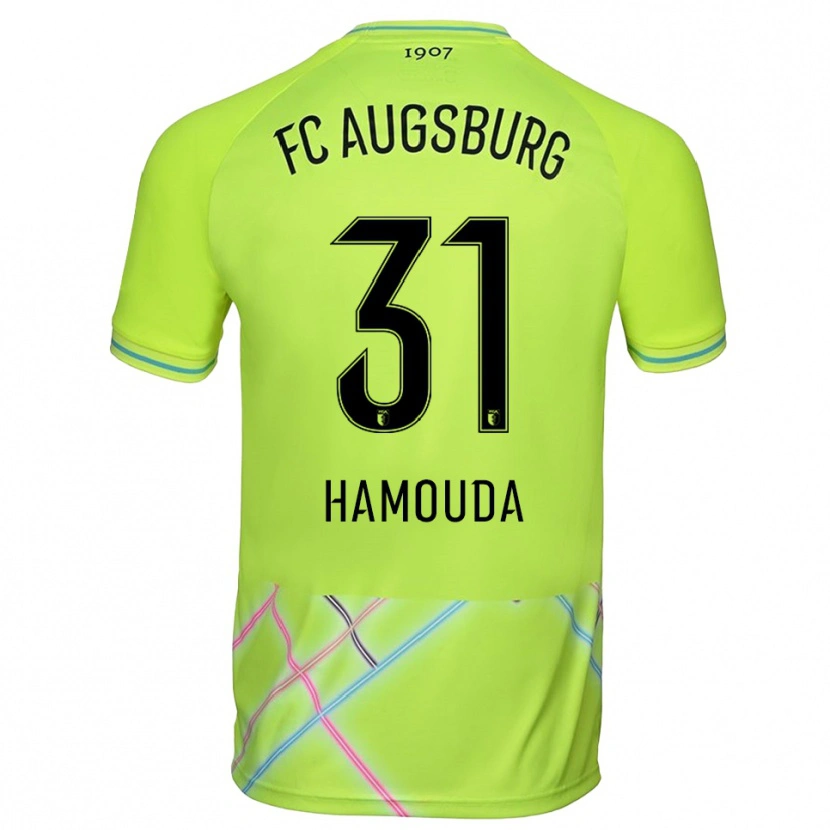 Danxen Heren Hania Hamouda #31 Groen Geel Zwart Keepersshirt 2025/26 T-Shirt