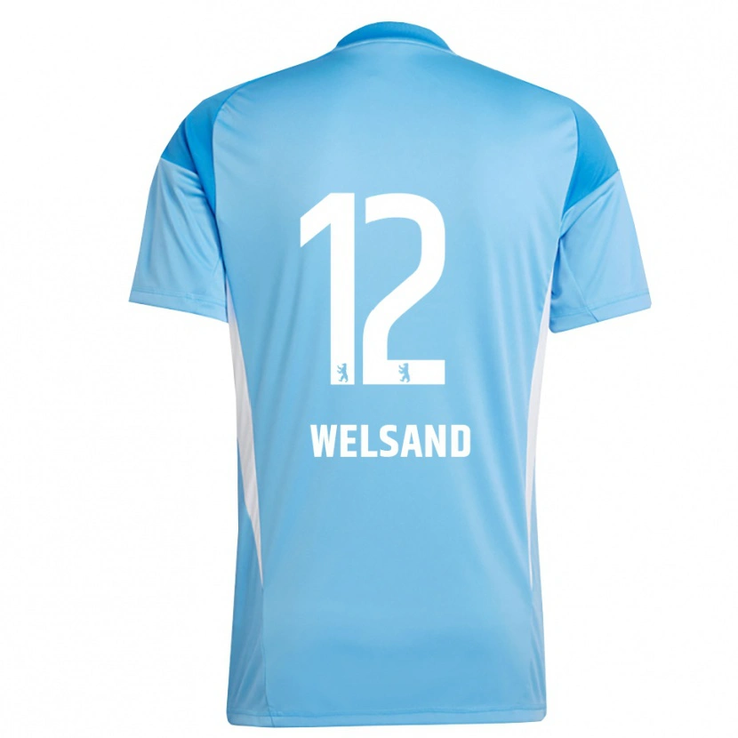 Danxen Heren Oskar Welsand #12 Blauw Zwart Keepersshirt 2025/26 T-Shirt