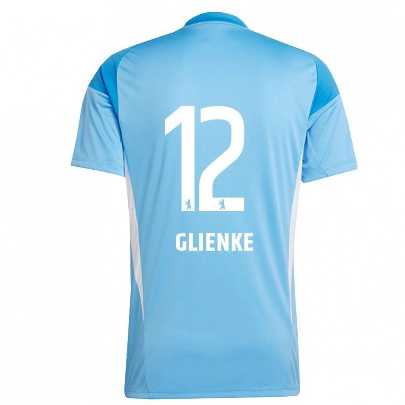 Danxen Heren Niklas Glienke #12 Blauw Zwart Keepersshirt 2025/26 T-Shirt