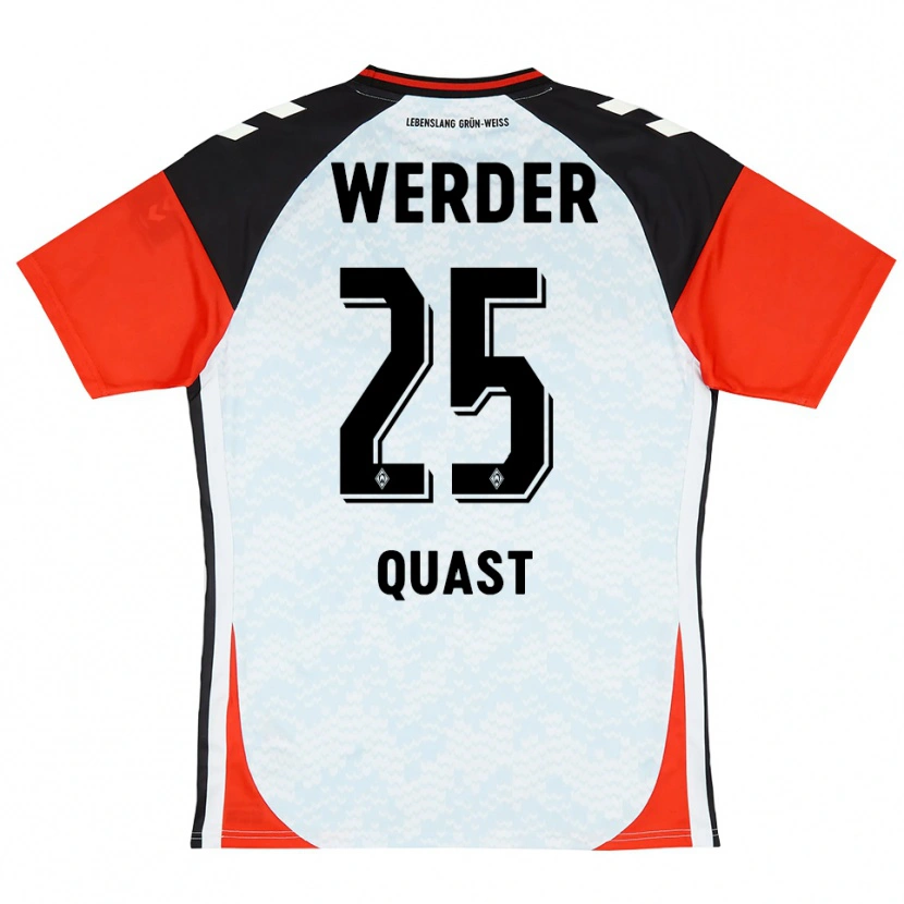 Danxen Heren Soenke Quast #25 Zwart Rood Geel Keepersshirt 2025/26 T-Shirt