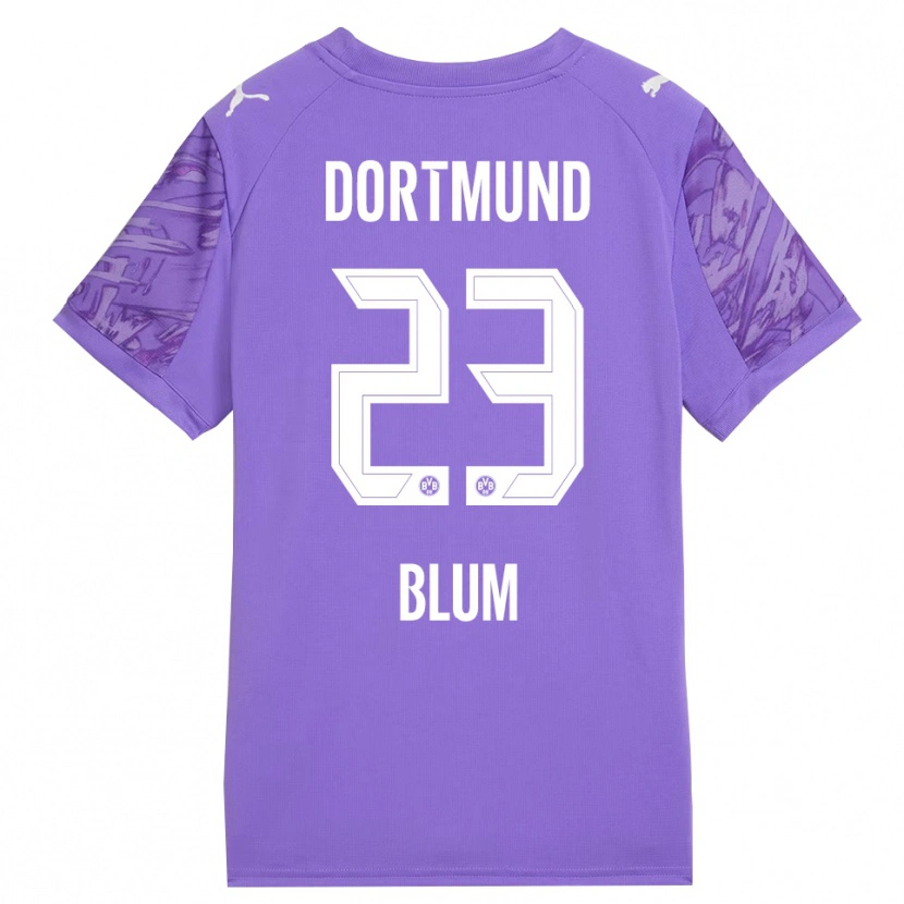 Danxen Heren Caroline Blum #23 Lila Wit Keepersshirt 2025/26 T-Shirt