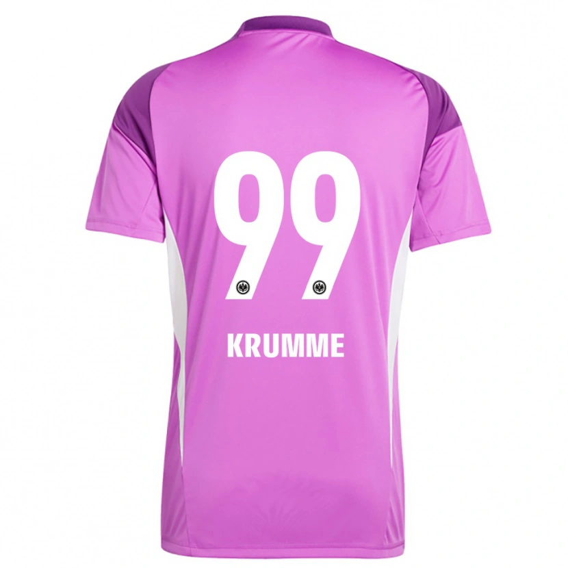 Danxen Heren Janne Krumme #99 Lila Wit Keepersshirt 2025/26 T-Shirt