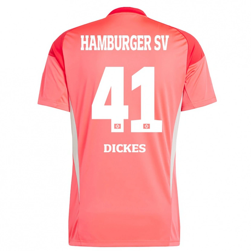 Danxen Heren Fernando Dickes #41 Rood Oranje Keepersshirt 2025/26 T-Shirt
