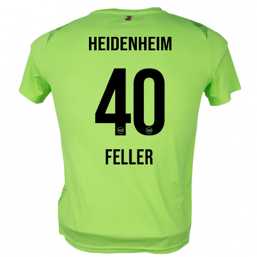 Danxen Heren Frank Feller #40 Bleek Groen Keepersshirt 2025/26 T-Shirt