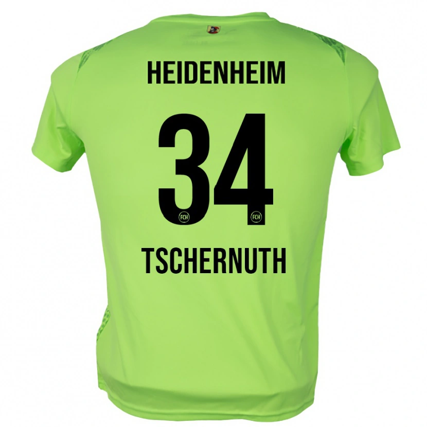 Danxen Heren Paul Tschernuth #34 Bleek Groen Keepersshirt 2025/26 T-Shirt
