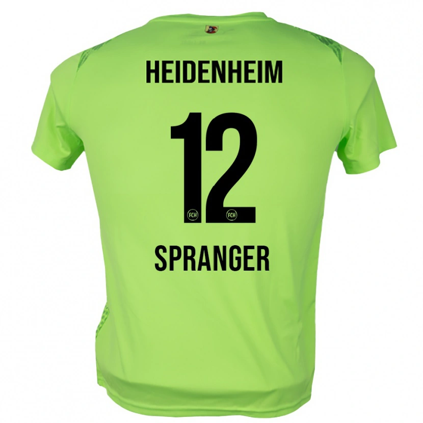 Danxen Heren Luke Spranger #12 Bleek Groen Keepersshirt 2025/26 T-Shirt