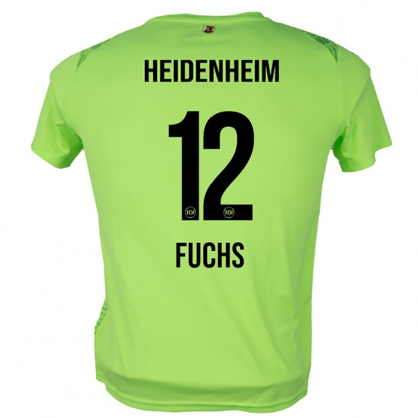 Danxen Heren Celine Fuchs #12 Bleek Groen Keepersshirt 2025/26 T-Shirt