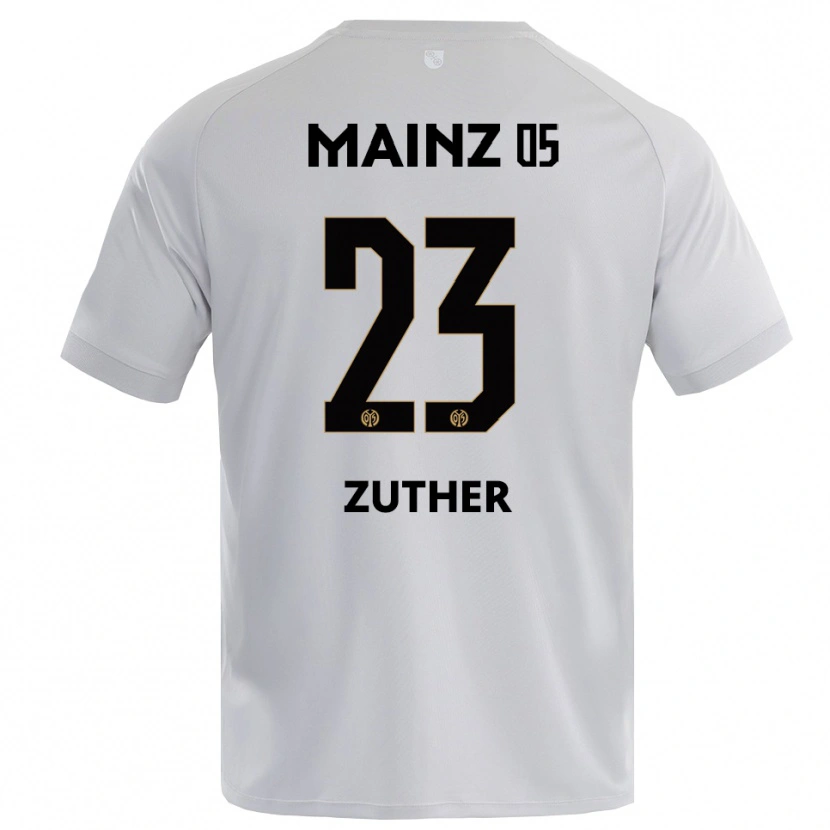 Danxen Heren Pit Zuther #23 Lichtgrijs Blauw Keepersshirt 2025/26 T-Shirt