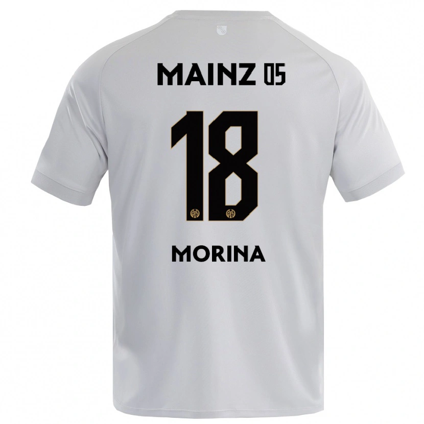 Danxen Heren Genti Morina #18 Lichtgrijs Blauw Keepersshirt 2025/26 T-Shirt
