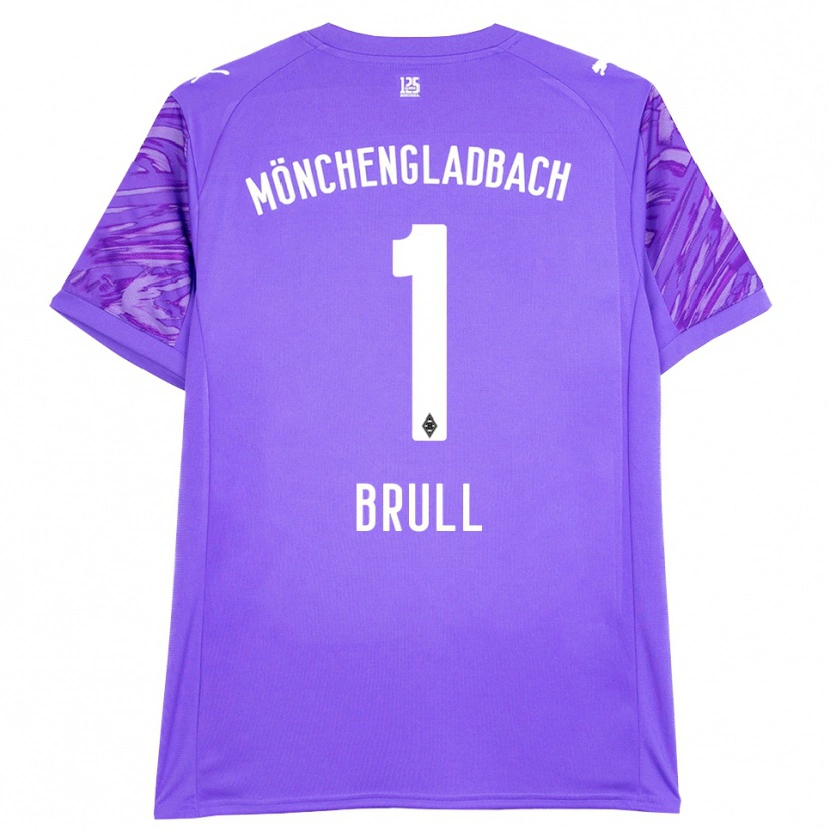 Danxen Heren Maximilian Brüll #1 Lila Wit Keepersshirt 2025/26 T-Shirt