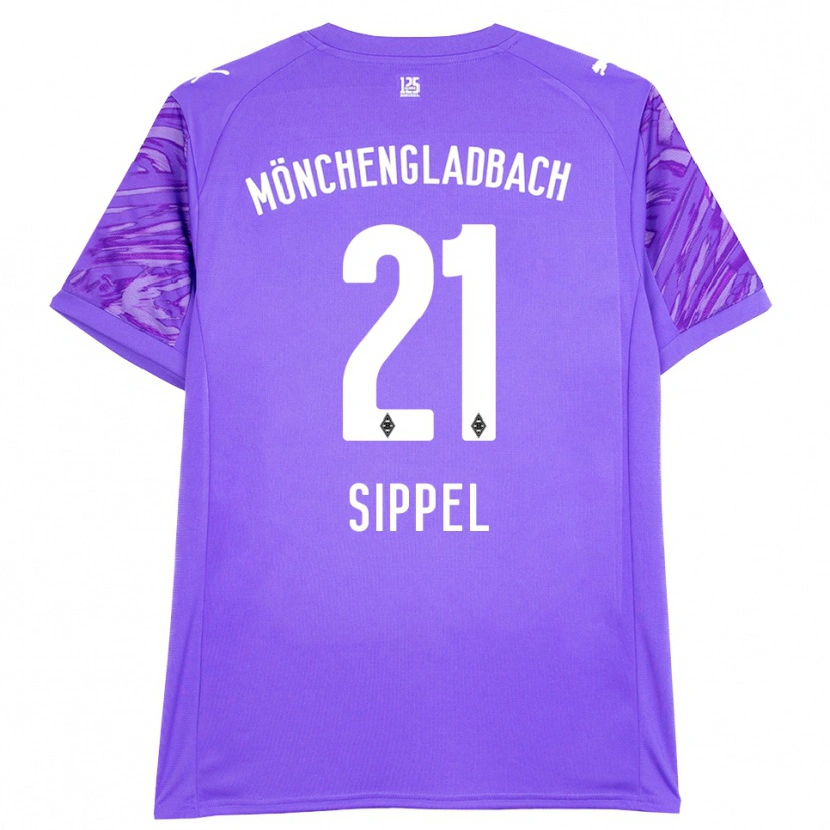 Danxen Heren Tobias Sippel #21 Lila Wit Keepersshirt 2025/26 T-Shirt