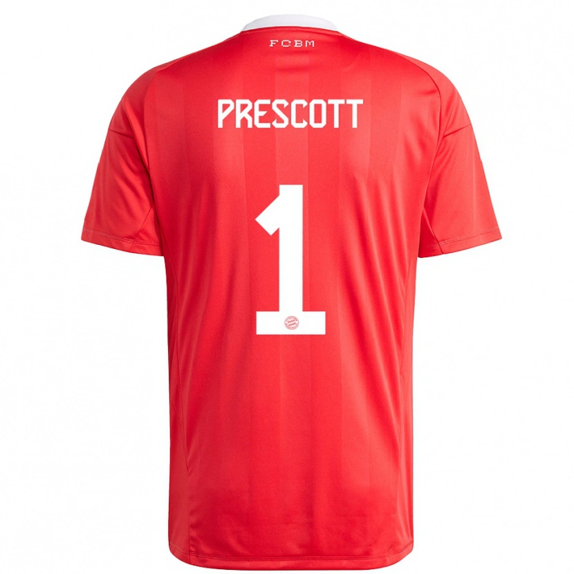 Danxen Heren Leonard Prescott #1 Rood Wit Keepersshirt 2025/26 T-Shirt
