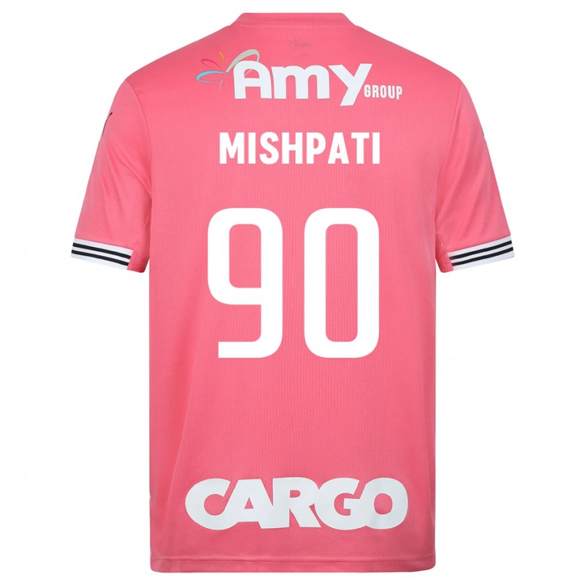 Danxen Heren Roi Mishpati #90 Roze Wit Keepersshirt 2025/26 T-Shirt