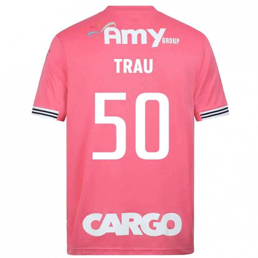 Danxen Heren Idan Trau #50 Roze Wit Keepersshirt 2025/26 T-Shirt