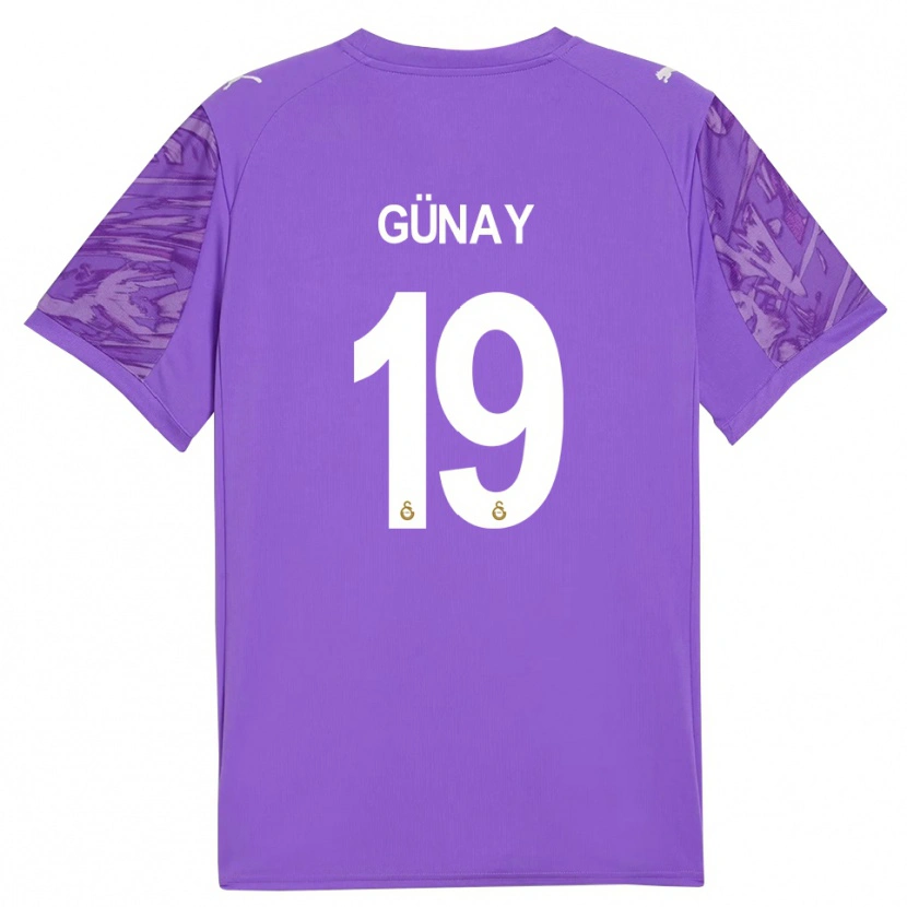 Danxen Heren Günay Güvenç #19 Paars Wit Keepersshirt 2025/26 T-Shirt