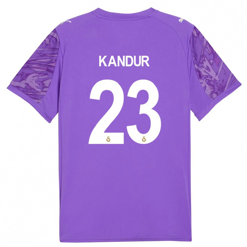 Danxen Heren Müge Kandur #23 Paars Wit Keepersshirt 2025/26 T-Shirt