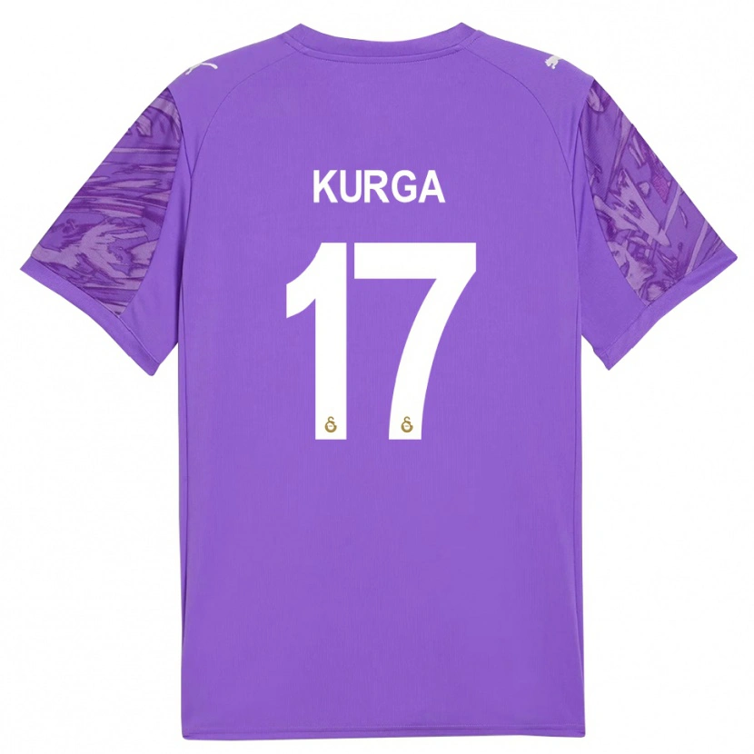 Danxen Heren Handan Kurğa #17 Paars Wit Keepersshirt 2025/26 T-Shirt