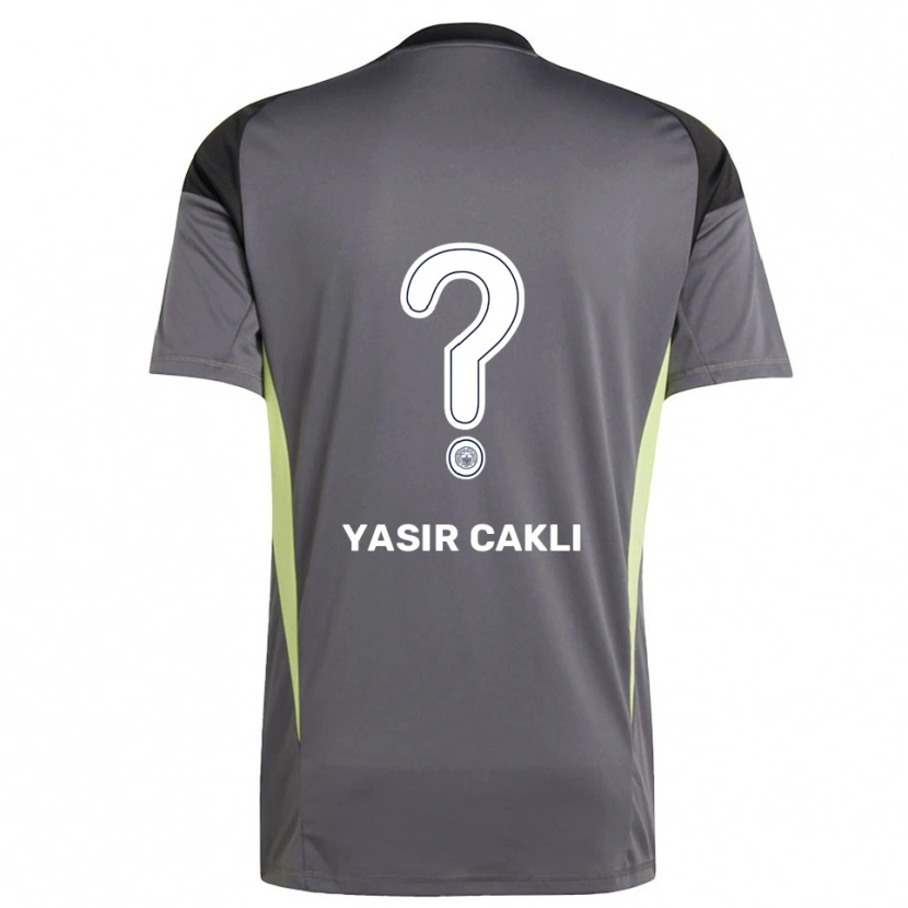 Danxen Heren Ali Yasir Caklı #0 Dim Grijs Zwart Keepersshirt 2025/26 T-Shirt