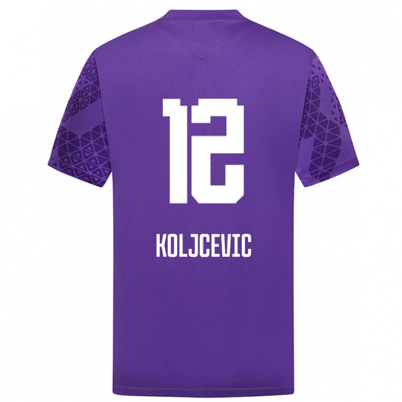 Danxen Heren Danilo Koljcevic #12 Indigo Wit Keepersshirt 2025/26 T-Shirt